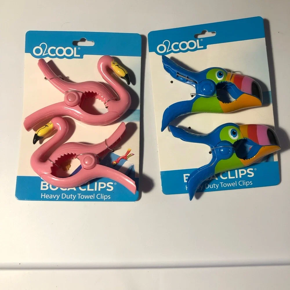 Boca towel clips, 2 sets